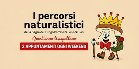 Percorsi naturalistici – Sagra del Fungo Porcino 2026 - Colle di Fuori