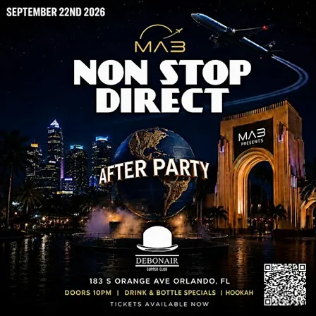 Non Stop Direct MCO Afterparty