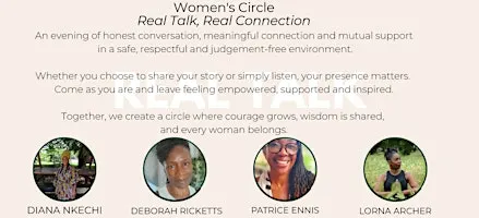 Women's Talk, Real Talk, Real Connection