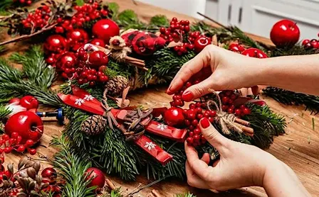 Christmas Wreath Making Experience in Arundel