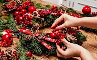 Christmas Wreath Making Experience in Arundel