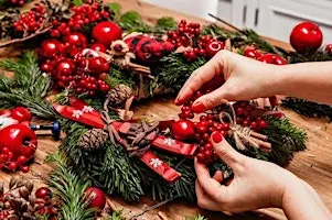 Christmas Wreath Making Experience in Arundel