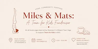 Miles & Mats: A Team for Kids Fundraiser