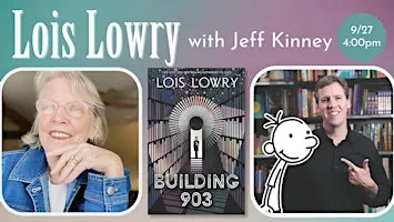 Lois Lowry with Jeff Kinney