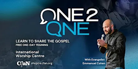 One2One Evangelism Training Winnipeg: International Worship Centre