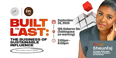 BUILT TO LAST- THE BUSINESS OF SUSTAINABLE INFLUENCE