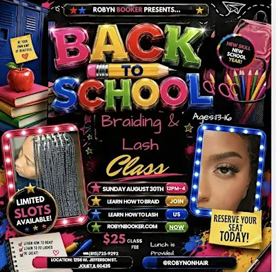 Teen Braid and Lash Beauty Class