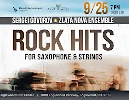 Rock Hits for Saxophone & Strings. Sergei Govorov & Zlata Nova Ensemble