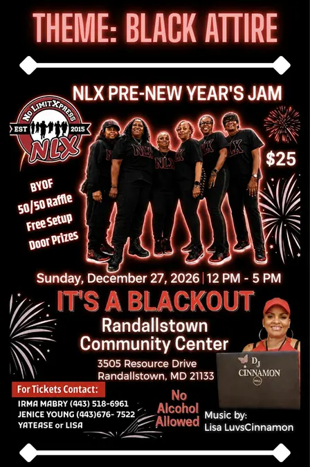 NLX 3rd ANNUAL PRE-NEW YEARS "BLACKOUT" LINE DANCE JAM