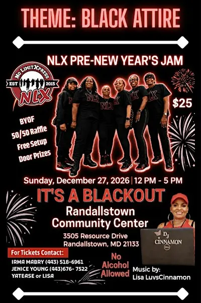 NLX 3rd ANNUAL PRE-NEW YEARS "BLACKOUT" LINE DANCE JAM