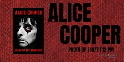 Alice Cooper celebrates DEVIL ON MY SHOULDER @ B&N 5th Ave!
