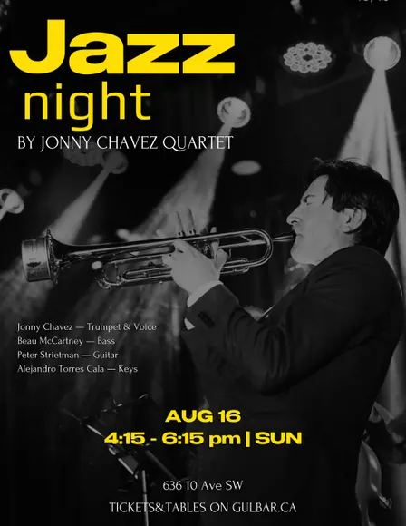 Sunday Jazz with Jonny Chavez Quartet