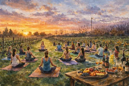 Stretch N' Sip- Yoga at the Vineyard