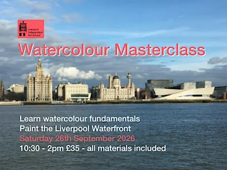 Step by Step Watercolour Masterclass - Liverpool Waterfront
