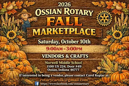 Ossian Rotary Fall Marketplace