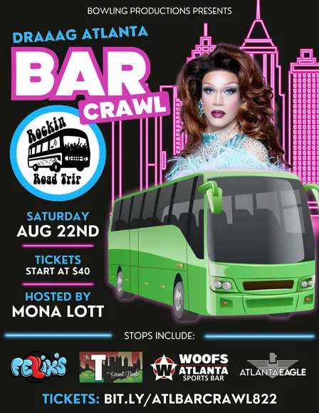 DRAAAG ATLANTA BAR CRAWL - SEPTEMBER