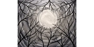 MoonLit Trees - Paint and Sip in Tyler | Classpop!™