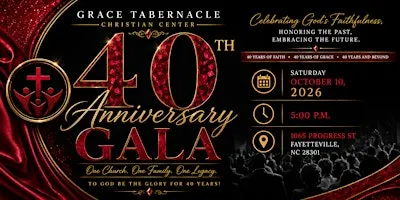 Grace Tabernacle Christian Center 40th Anniversary Gala