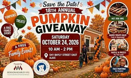 18th Annual Pumpkin Giveaway