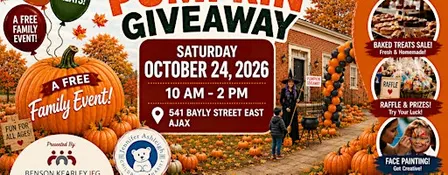 18th Annual Pumpkin Giveaway