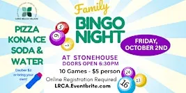 LRCA Bingo Night
