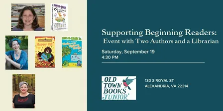 Supporting Beginning Readers: Event with Two Authors and a Librarian