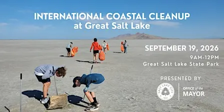 International Coastal Cleanup at Great Salt Lake
