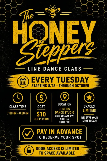 Tuesday Vibes- Line Dance Class