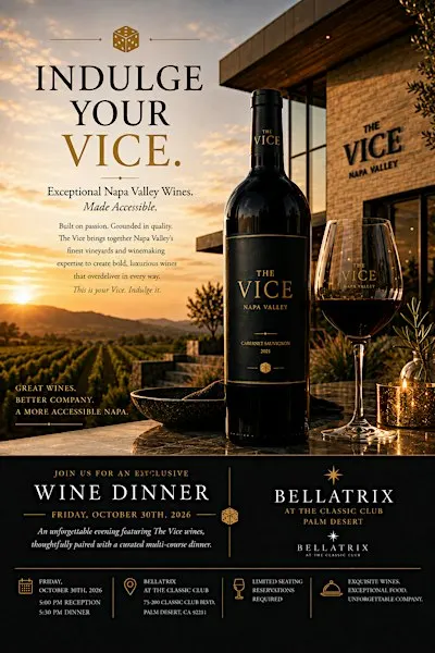 The Vice Wine Dinner