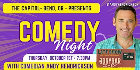 Andy Hendrickson - LIVE STAND-UP at The Capitol - Letterman, Dry Bar