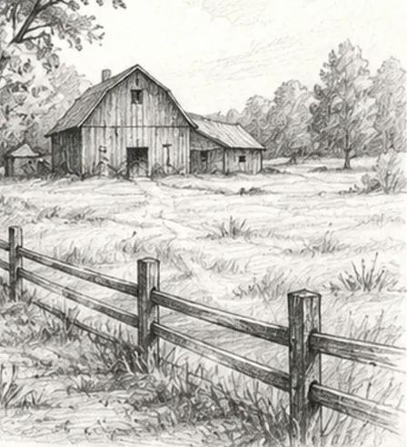 Landscape Pencil Drawing Class for Adults and Teens