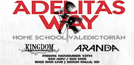 Adelitas Way–15th Anniversary of Home School Valedictorian at Bigs Bar Live