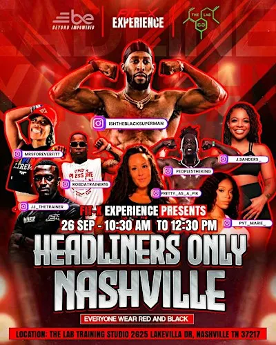 (J.sanders)FIT-X EXPERIENCE PRESENTS: HEADLINERS ONLY