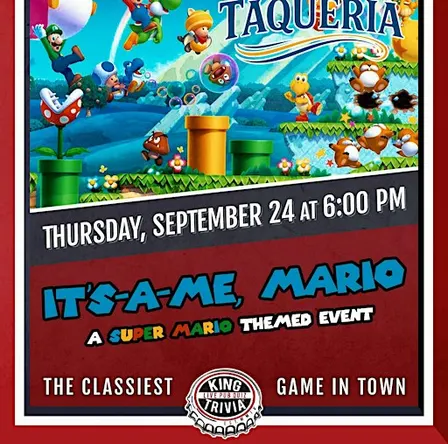 Super Mario Themed Trivia at Miguel's Salsa