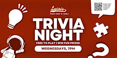 Manchester Trivia Night | Luigi's Pizza Bar & Grill