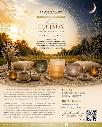 Autumn Equinox - The Balance Within • Laine to Wellness Sound Bath Series