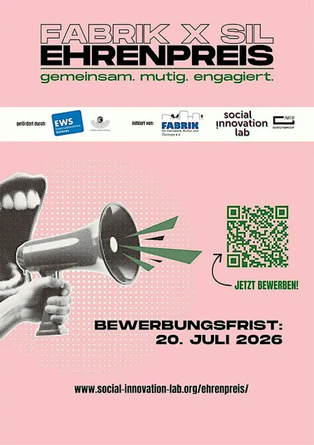 Verleihung Ehrenpreis FABRIKxSIL