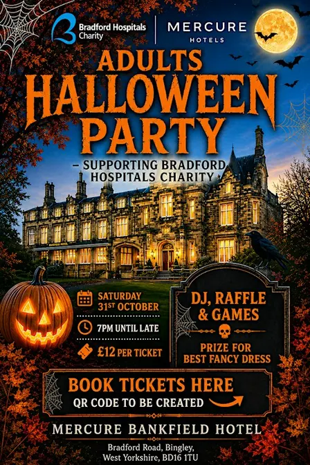 Adults Halloween Party Supporting Bradford Hospitals Charity