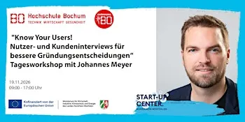 „Know Your Users !  Nutzer- und Kundeninterviews. "