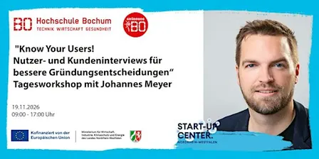 „Know Your Users !  Nutzer- und Kundeninterviews. "
