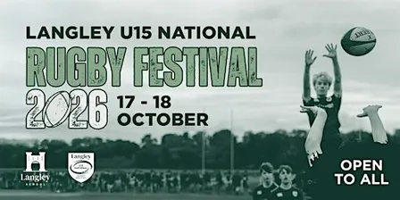 Langley U15 National Rugby Festival 2026 - 17-18 October