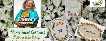 Pottery Workshop: 'Make and Decorate Your Own House Sign'