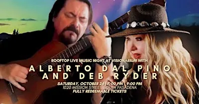 Rooftop Live Music Night with Alberto Dal Pino & Deb Ryder