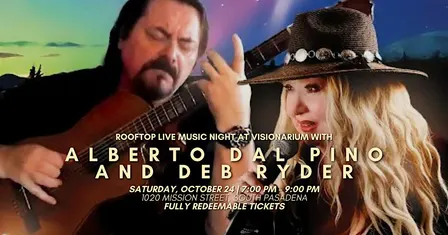 Rooftop Live Music Night with Alberto Dal Pino & Deb Ryder