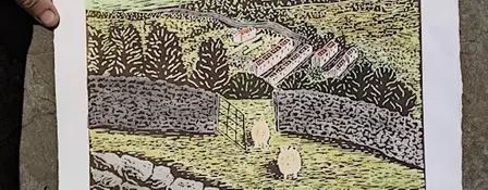 Bronte themed printmaking workshop - Solar plate etching