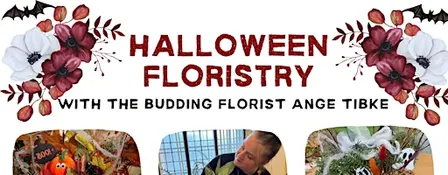 Halloween Floristry with guest artist The Budding Florist Ange Tibke