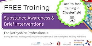 Substance (Drug) Awareness & Brief Interventions - In Person (Tue 24th Nov)