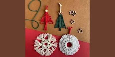 Macramé Christmas Trees & Snowflakes Workshop with Hannah Sibai