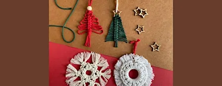 Macramé Christmas Trees & Snowflakes Workshop with Hannah Sibai