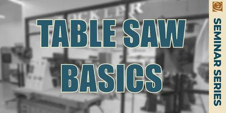 Tablesaw 101